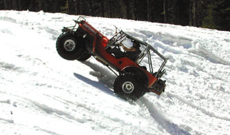 Carl Jantz in the snow