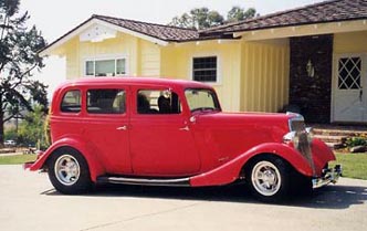 Mel Hayes' 34 Ford engine